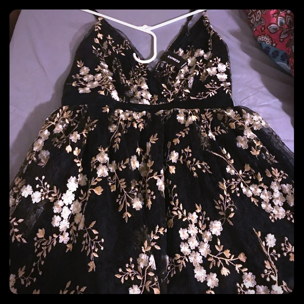 Floral mini dress